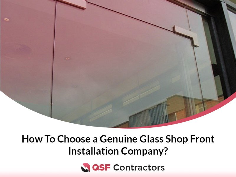 Glass Shop Front Installation Company