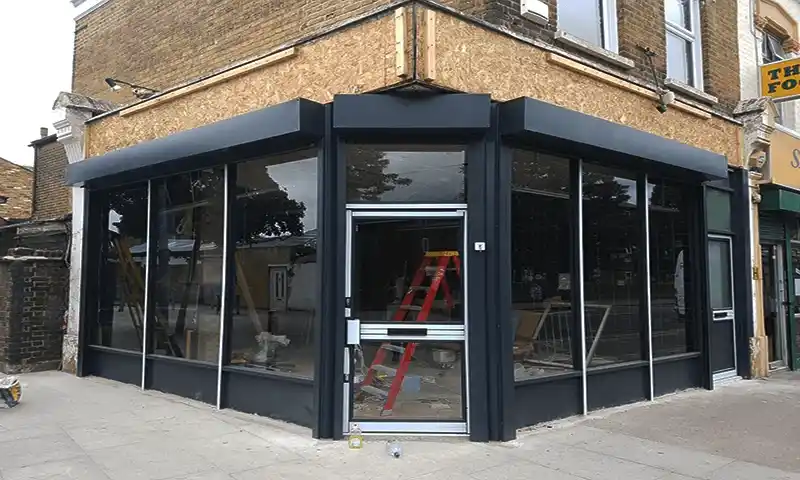 Aluminium Shop Fronts Installation